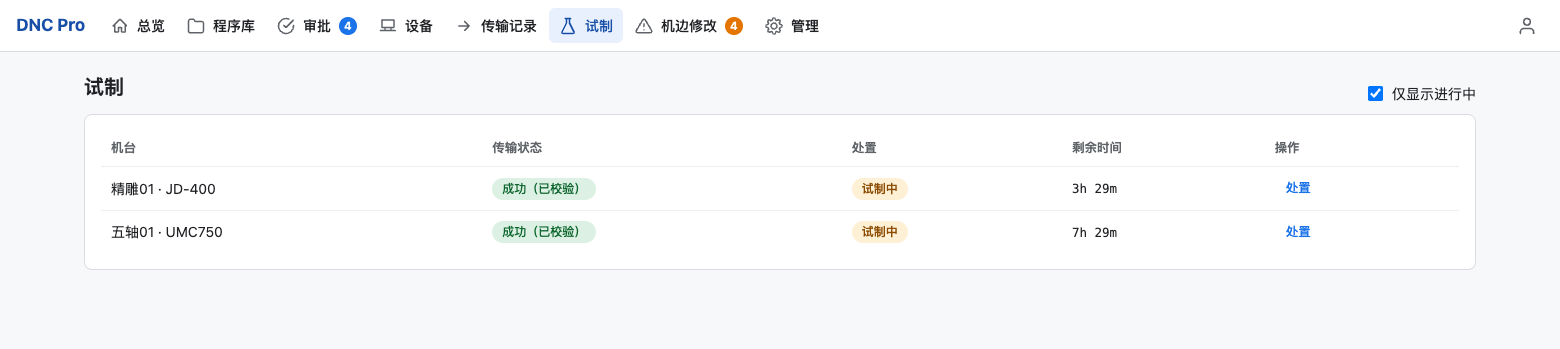试制页