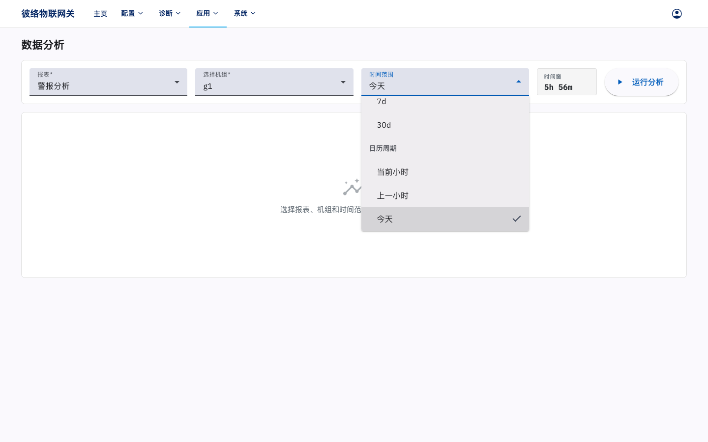 范围时间设置