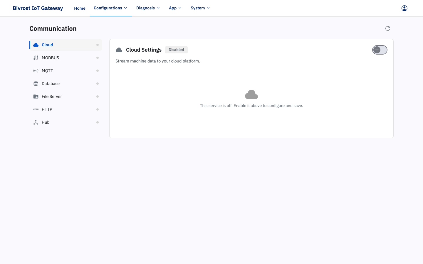 Communication page