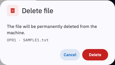 Delete file