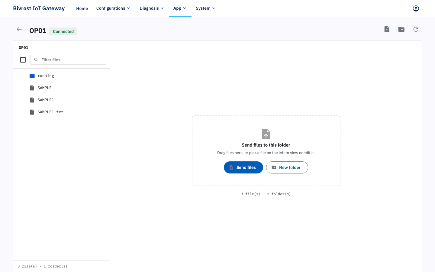 Machine file browser