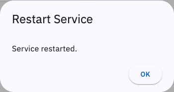 Restart Service