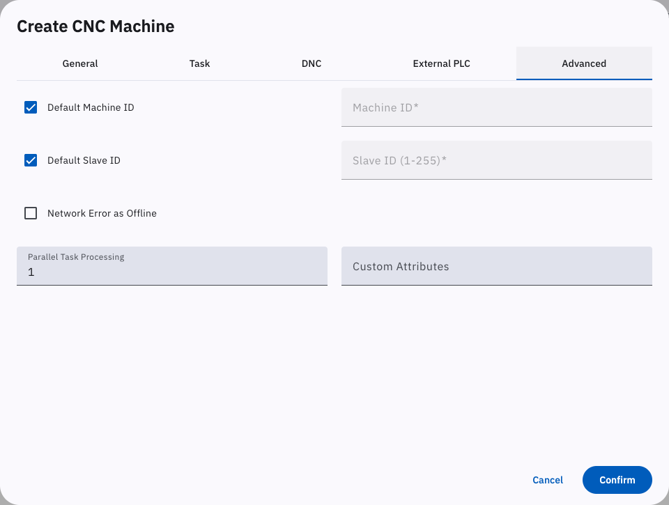 Advanced settings