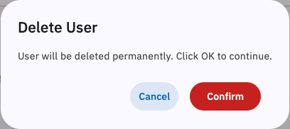 Delete User