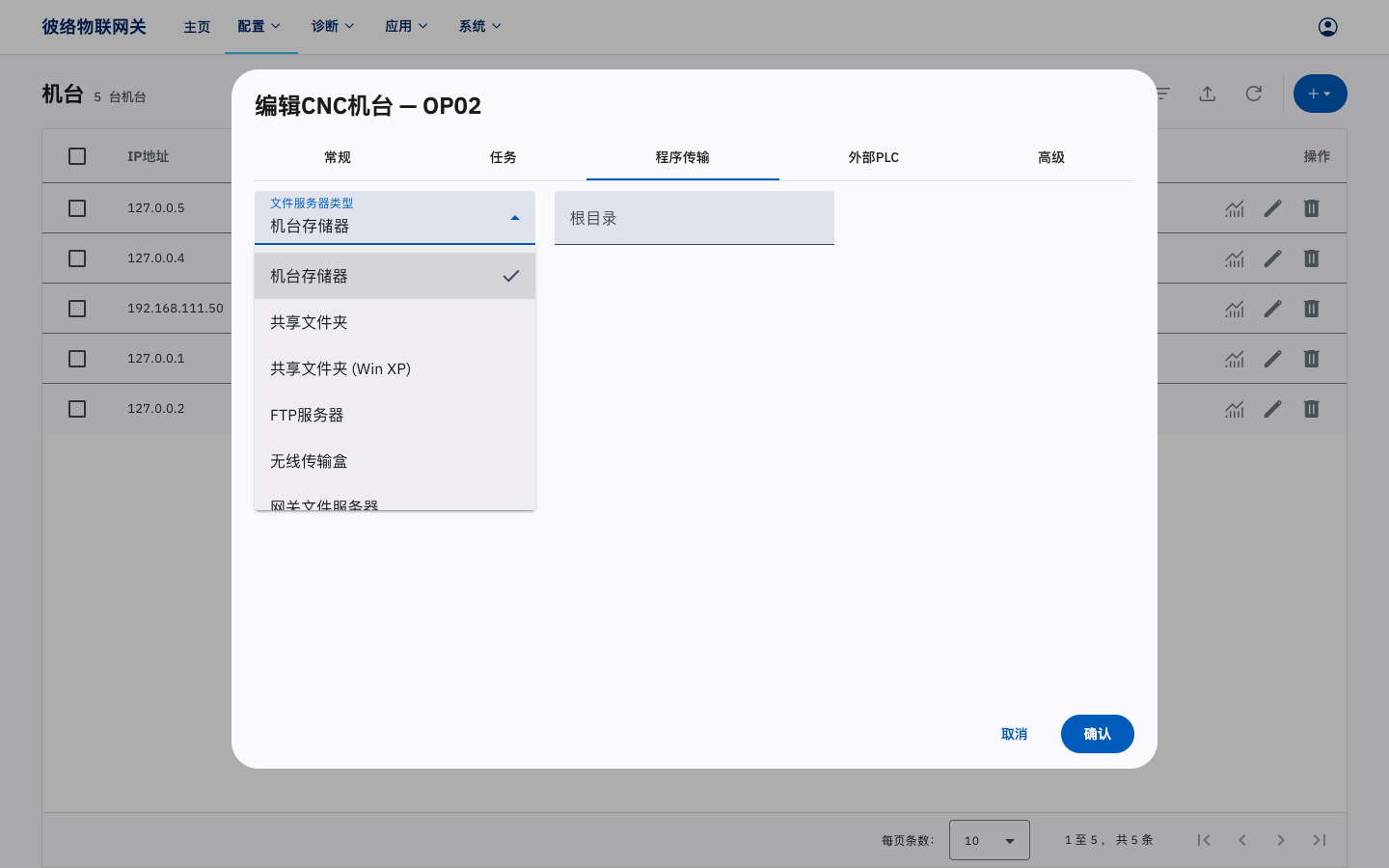 文件服务器类型